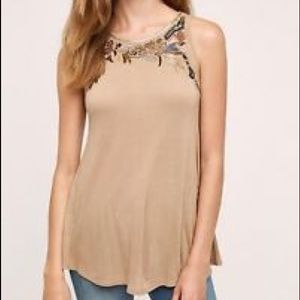 ANTHROPOLOGIE Akemi + Kin embellished tank